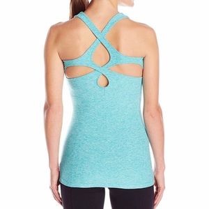 Beyond Yoga cutout spacedye bra tank top mint XS